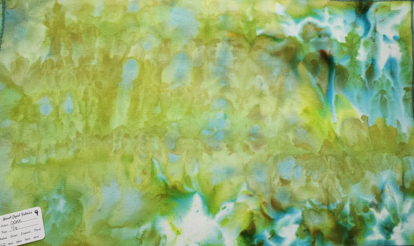 16ct Aida - 'OOAK' Fat Quarter (Lot #4) - Hand-Dyed Fabric