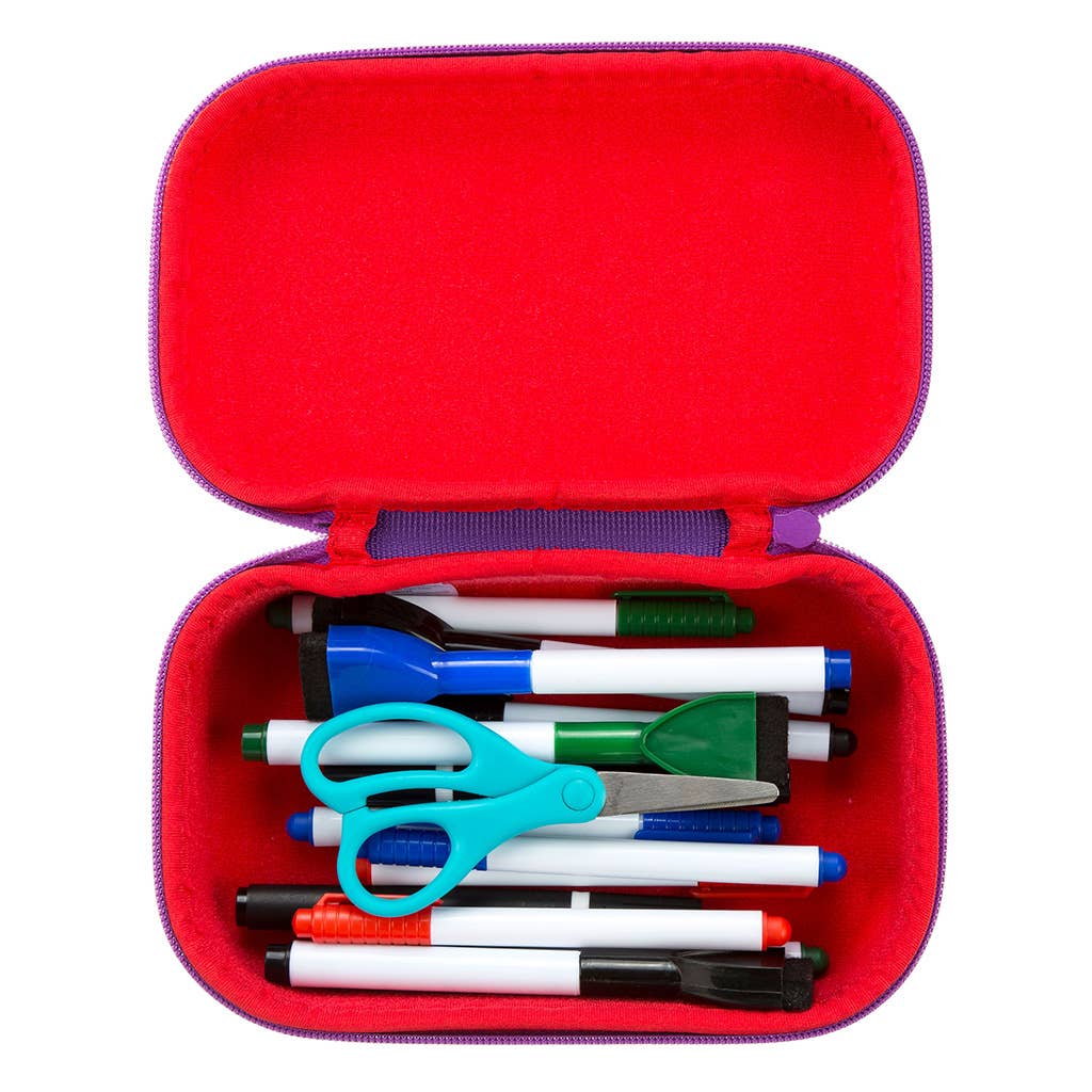 ZIPIT Colorz Storage Box, Pencil Box, Purple