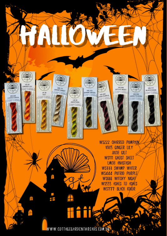 Halloween Colorways - Cottage Garden Threads