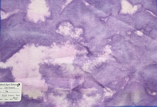 36ct Linen - 'Verbena' Fat Eighth (Lot #28) - Hand-Dyed Fabric