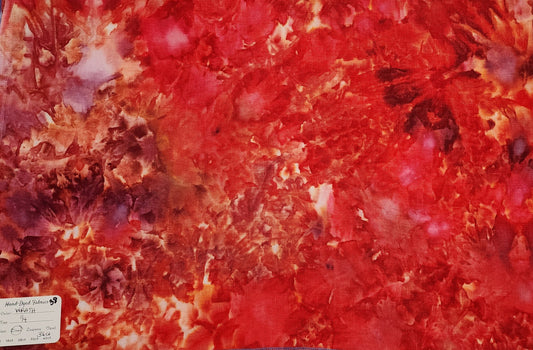 36ct Linen - 'Wrath' Fat Quarter (Lot #38) - Hand-Dyed Fabric