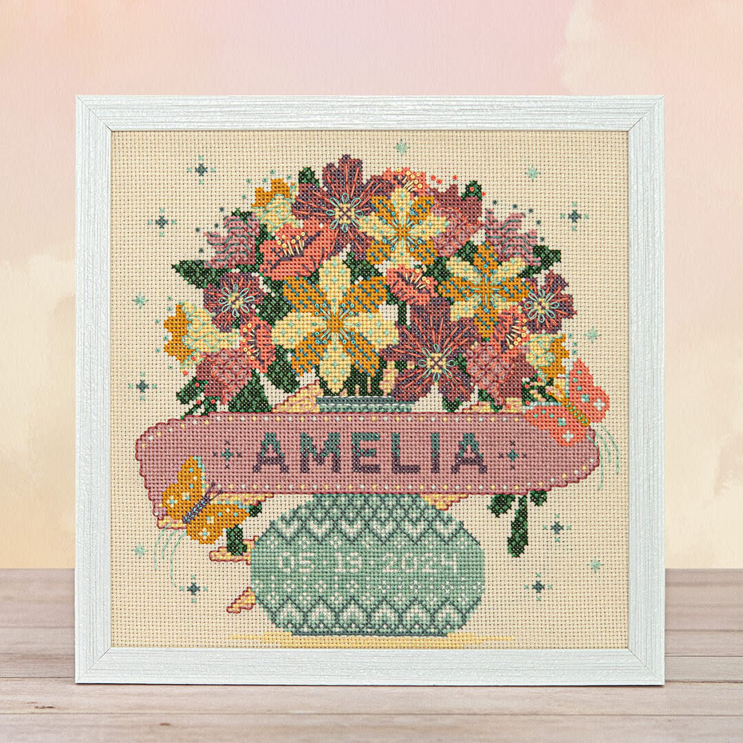 Modern Baby Sampler - Bouquet + Butterflies - Market Exclusive