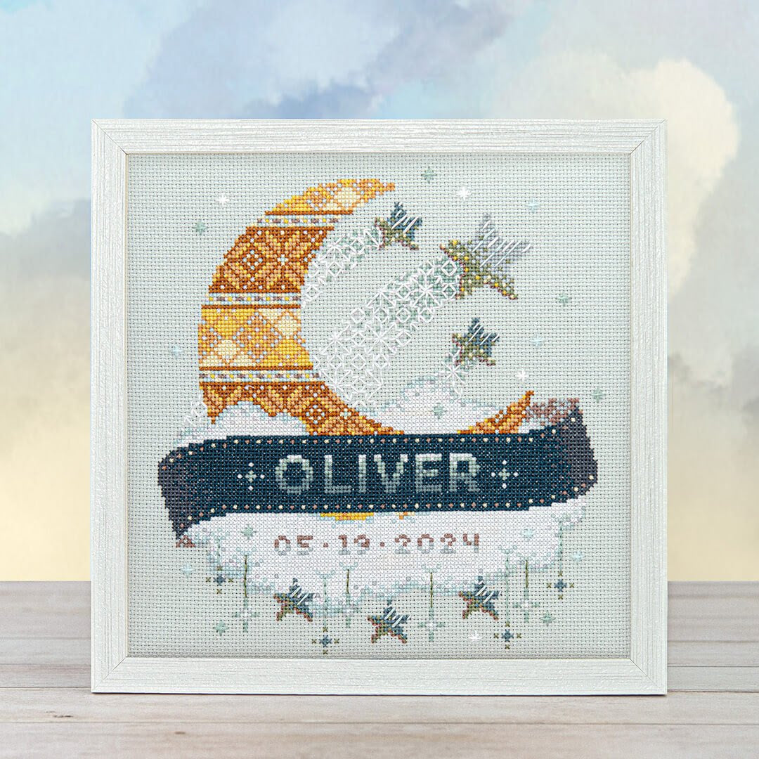 Modern Baby Sampler - Moon + Stars - Market Exclusive