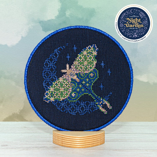 Moonlit Moth (Xstitch the Rainbow - Night Garden) - Market Exclusive