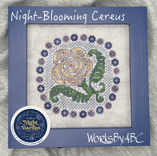 Night-Blooming Cereus (Xstitch the Rainbow - Night Garden)