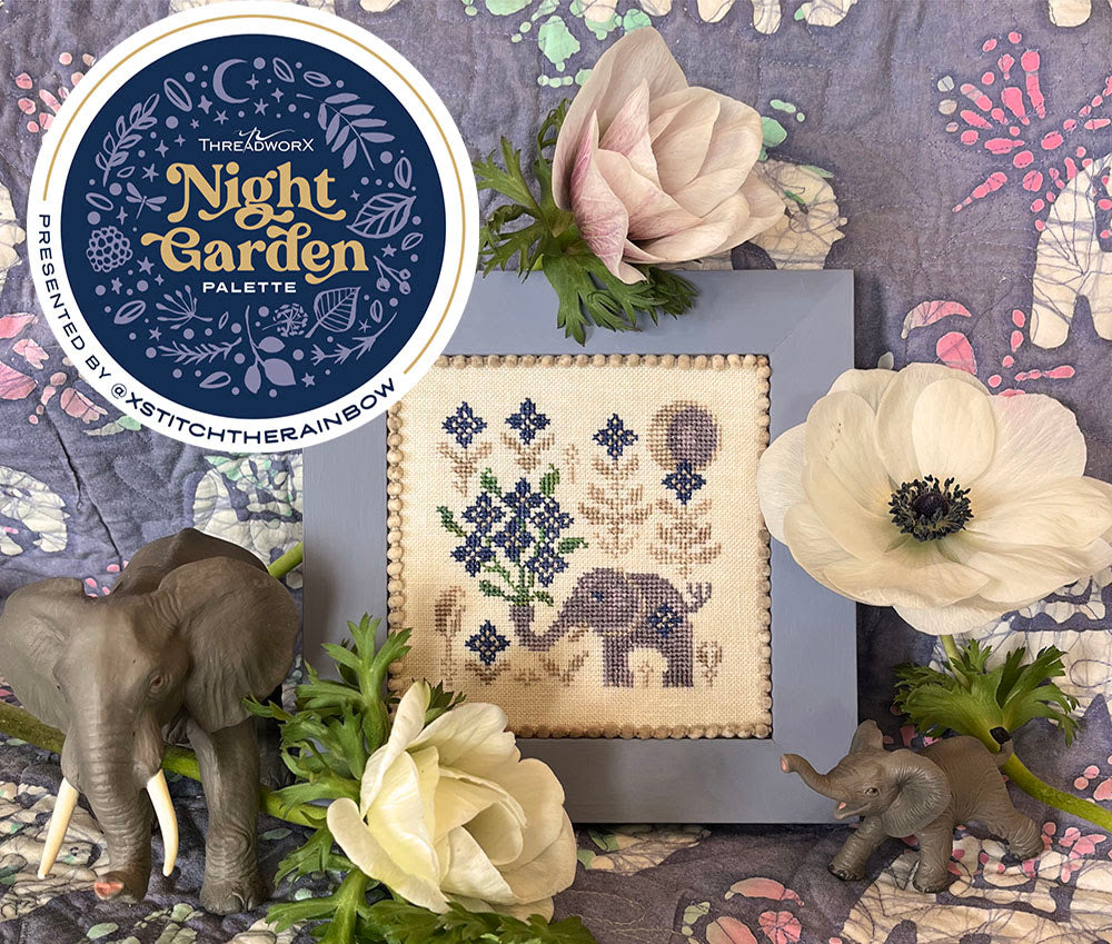 Forget-Me-Notes (Xstitch the Rainbow - Night Garden)