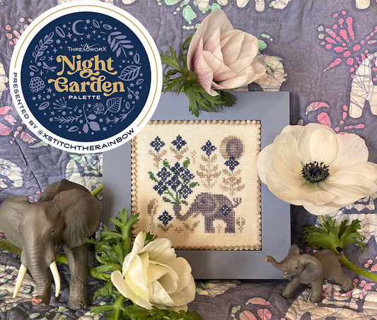 Forget-Me-Notes (Xstitch the Rainbow - Night Garden)