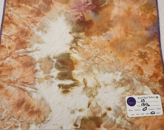 32ct Linen - "Autumn's Bounty" Lot #23 - Hand-Dyed Fabric - October 2022 Release