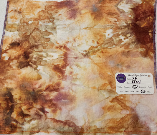 32ct Linen - "Autumn's Bounty" Lot #26 - Hand-Dyed Fabric - October 2022 Release