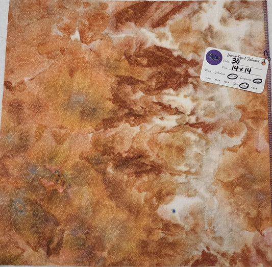 40ct Opal Linen - "Autumn's Bounty" Lot #30 - Hand-Dyed Fabric - October 2022 Release