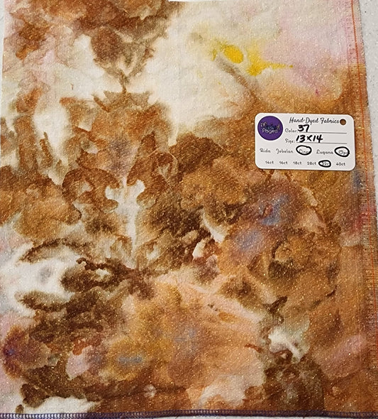 40ct Opal Linen - "Autumn's Bounty" Lot #37 - Hand-Dyed Fabric - October 2022 Release