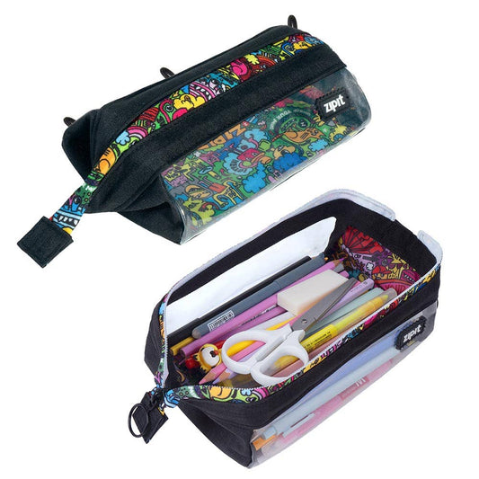 ZIPIT Clear Lenny Pencil Case