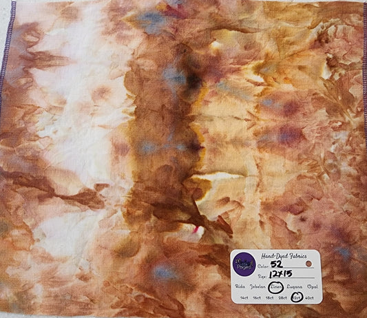 32ct Linen - "Autumn's Bounty" Lot #52 - Hand-Dyed Fabric - October 2022 Release