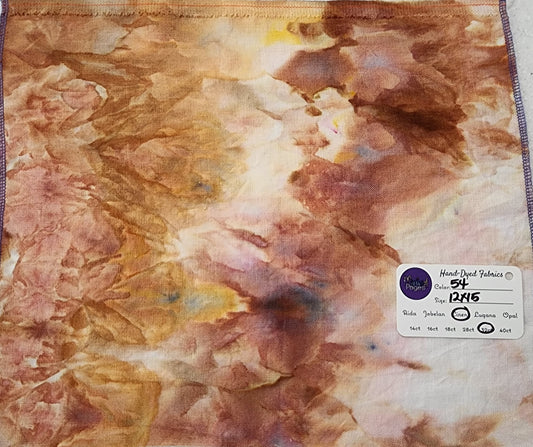 32ct Linen - "Autumn's Bounty" Lot #54 - Hand-Dyed Fabric - October 2022 Release