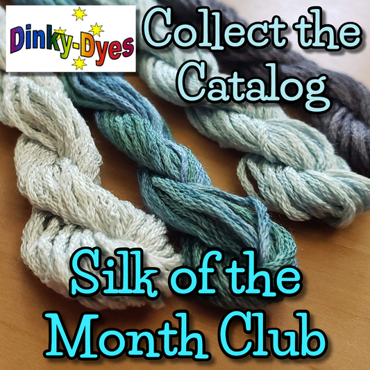 Dinky Dyes 'Collect the Catalog' Silk of the Month Club